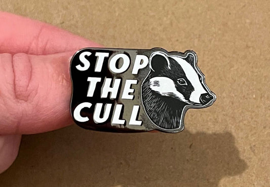 Stop the Cull pin badge