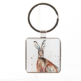 Hare Metal Keychain