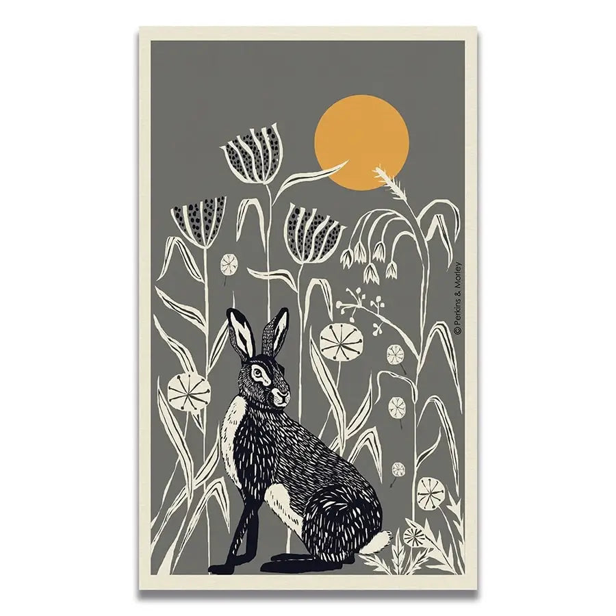Wilder Hare Tea Towel