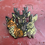 Fox, Hare and Deer badge