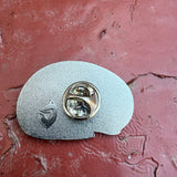 Sleeping Badger pin badge