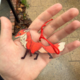 Handmade Fox Xmas Tree Decoration
