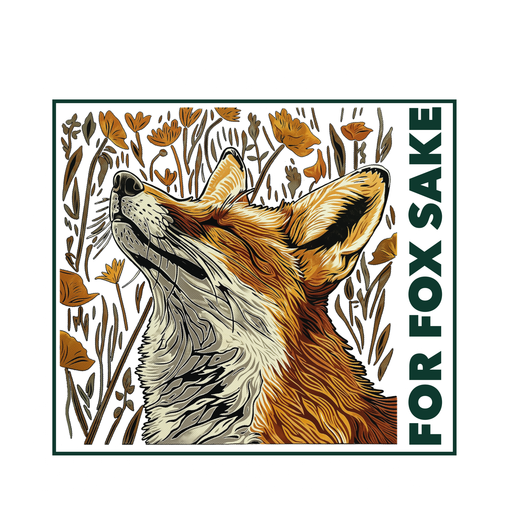 For Fox Sake Car Sticker