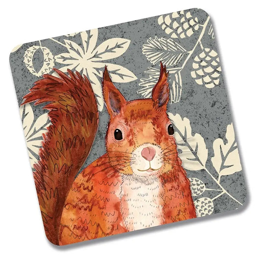 Red Squirrel Fridge Magnet