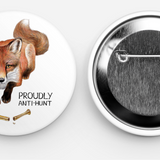 Anti-hunt Pin Badge Set