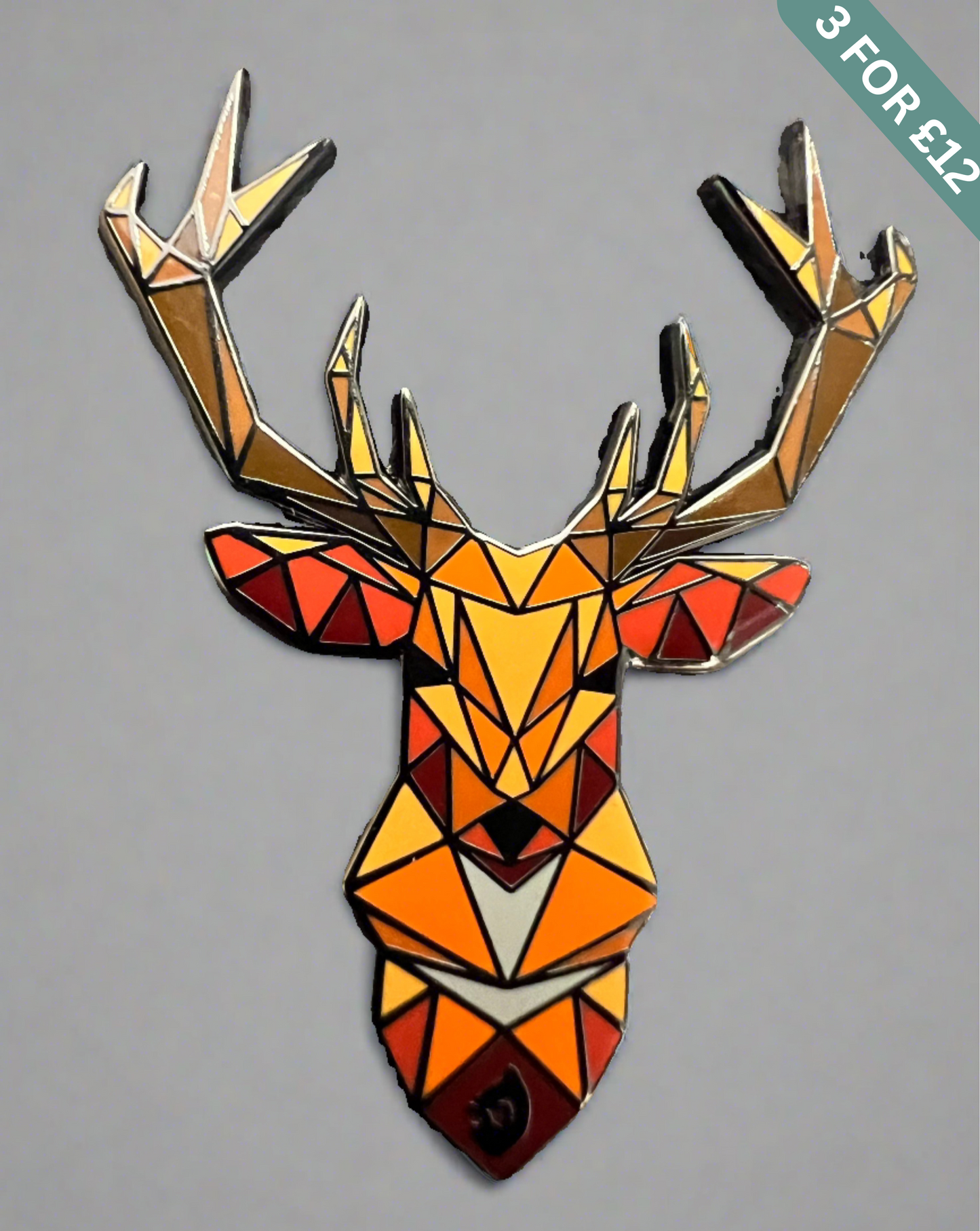 Stag Pin badge