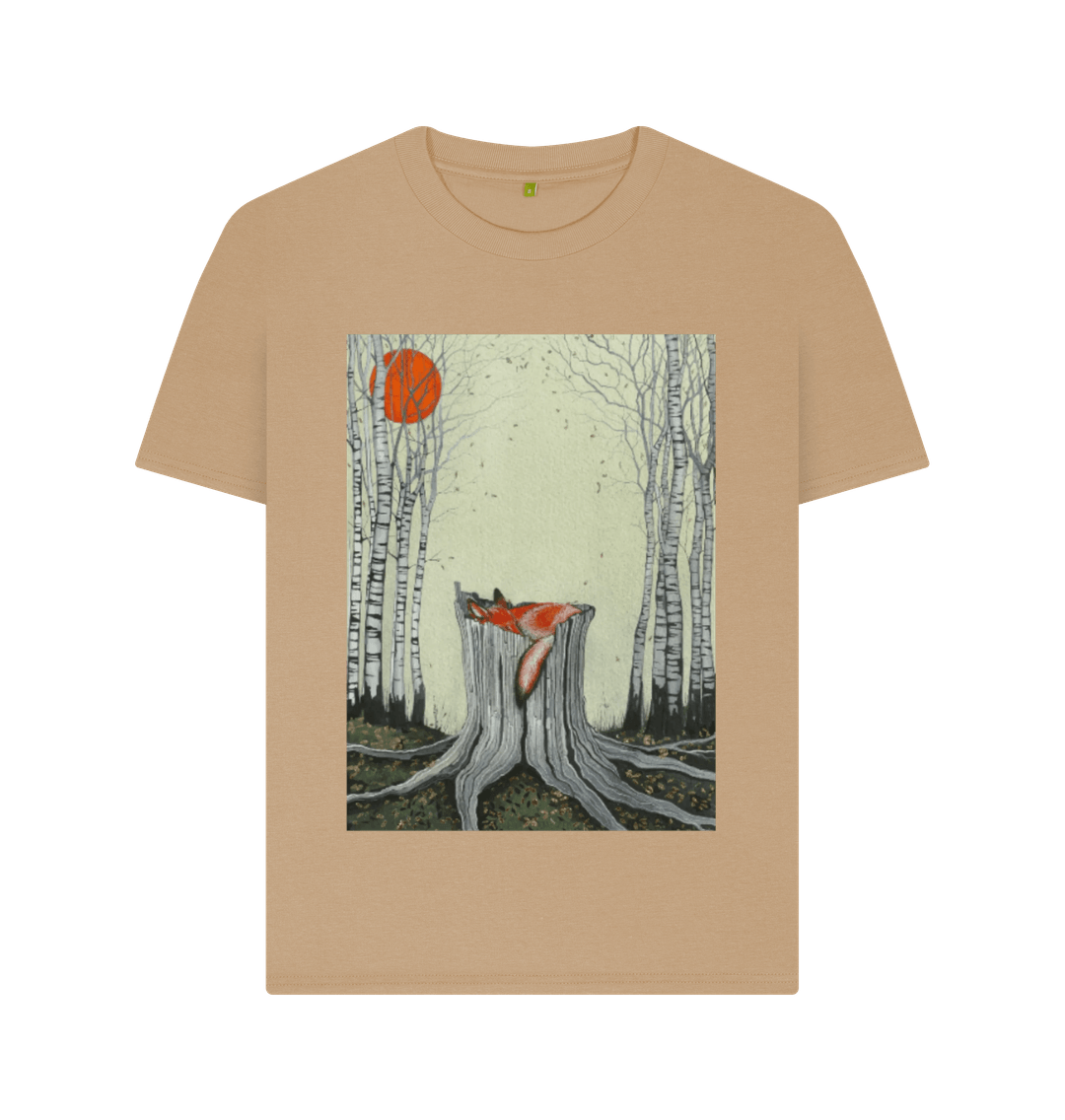 Sand Sleeping Fox Eco Top