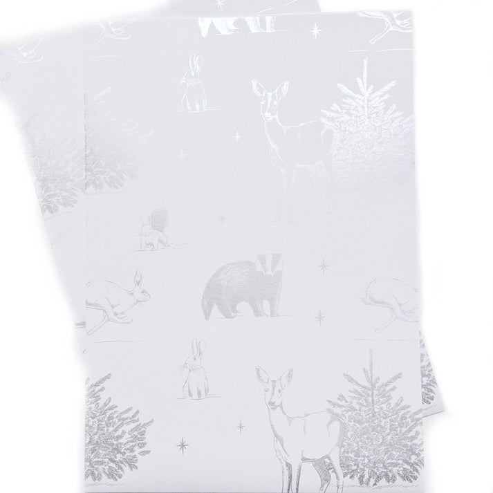 Wildlife Metallic Recyclable Wrapping Paper Protect the Wild