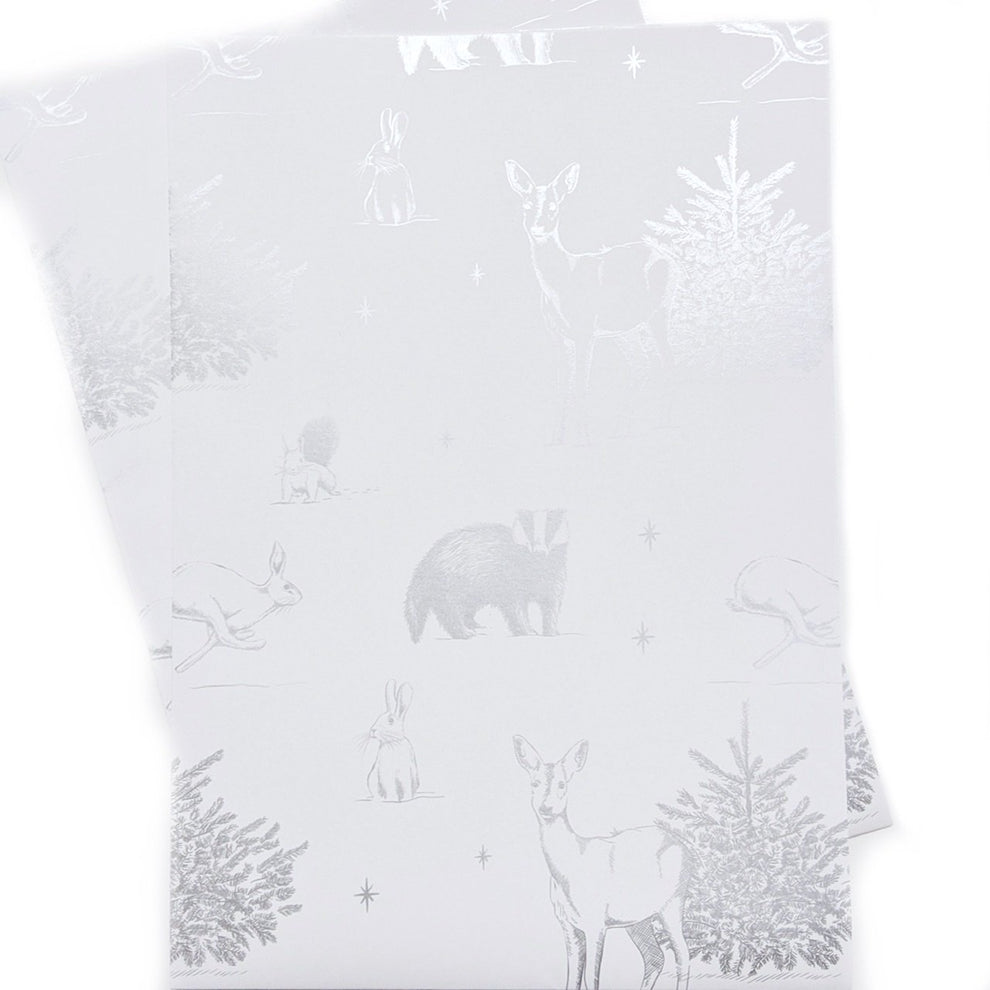 Wildlife Metallic Recyclable Wrapping Paper Protect the Wild