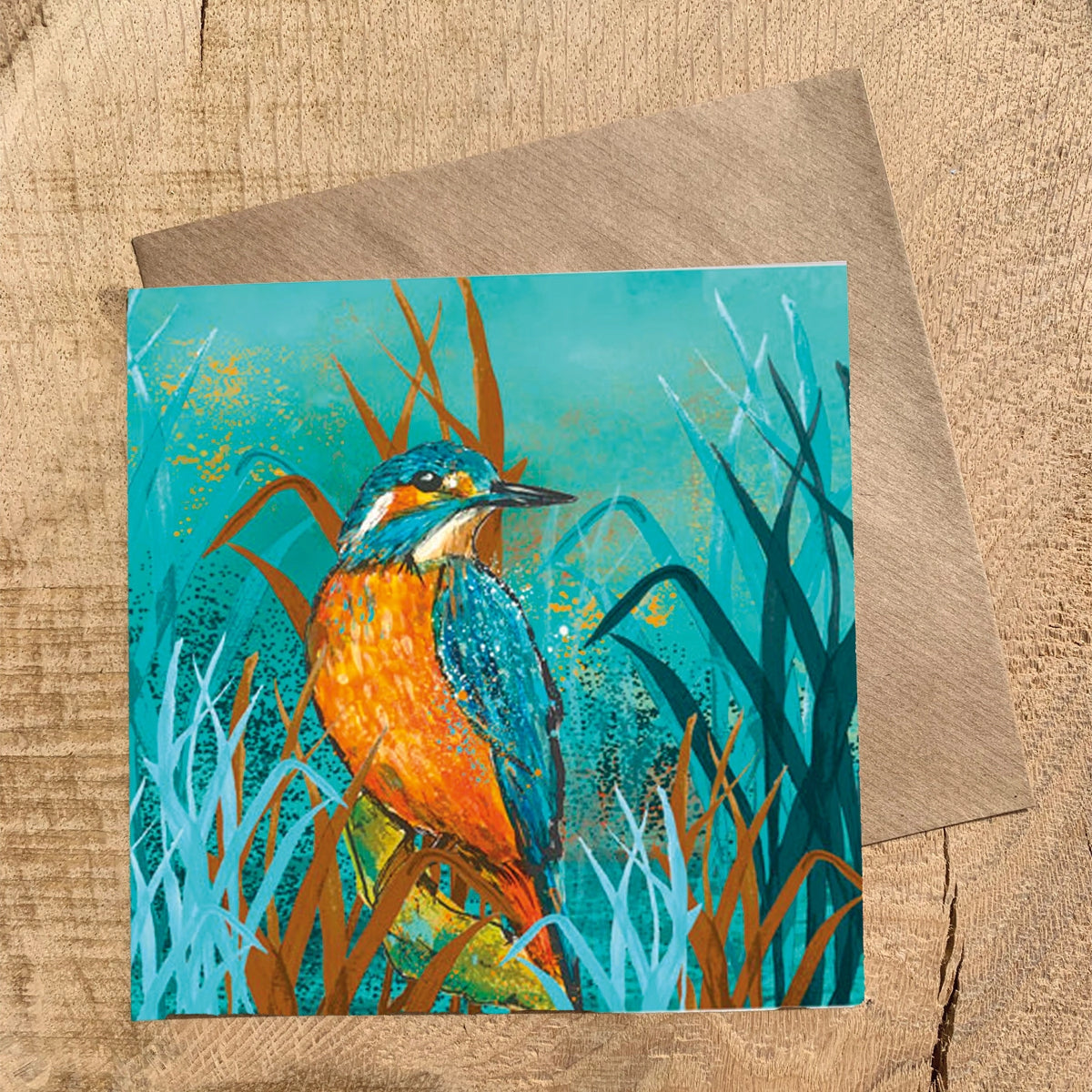 Kingfisher Greeting Card