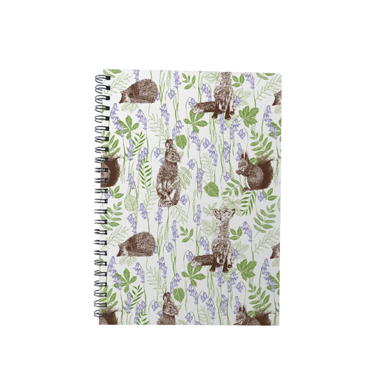 Woodland Creatures Spiral Notebook (A5)