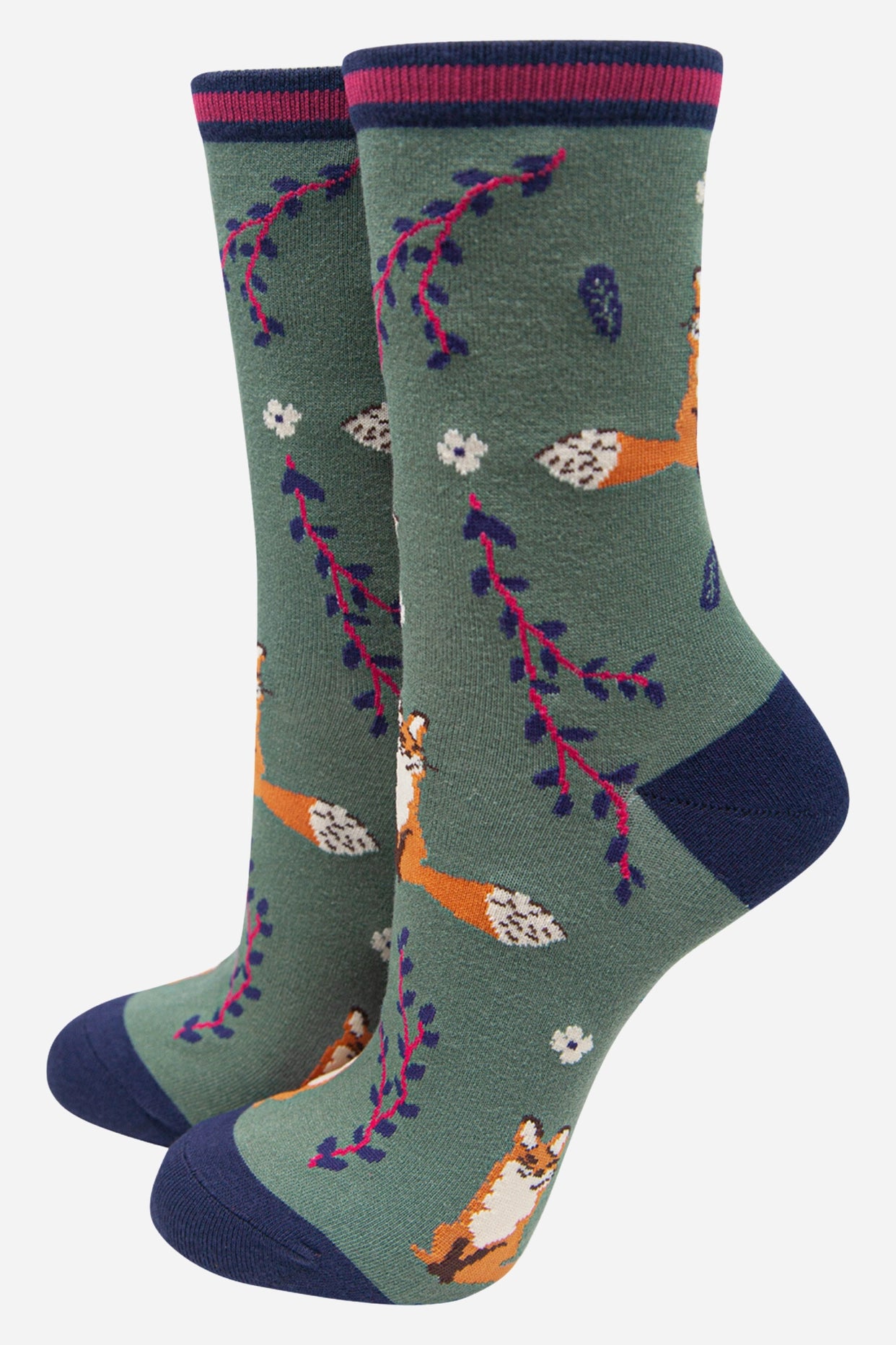 Women's Fox Ankle Socks