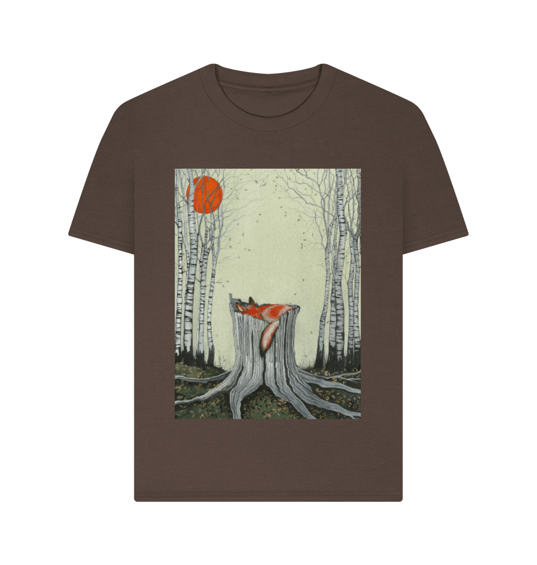 Chocolate Sleeping Fox Eco Top