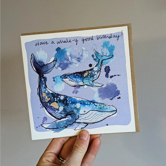 Have A Whale-Y Good Birthday' Card