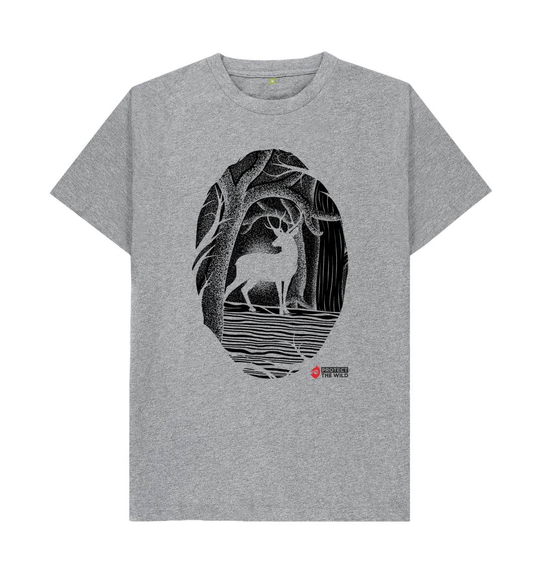 Athletic Grey Stag Eco T-Shirt