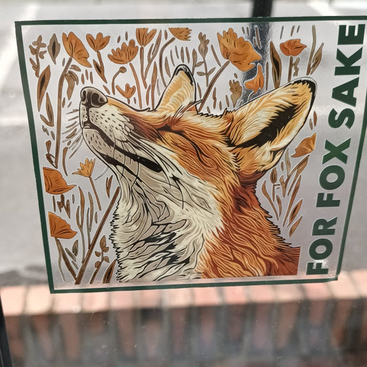 For Fox Sake Car Sticker