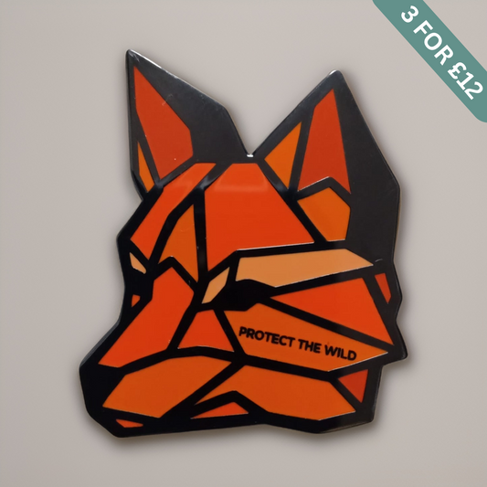 Fox Face Pin Badge