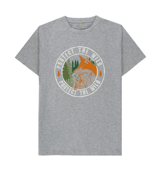 Athletic Grey Protect the wild T-Shirt